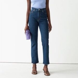& Other Stories Women's Favourite Cut Jeans Deep Blue Size 30